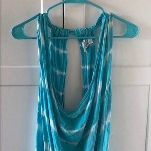 Rip curl tie dye tank, open back super cute!